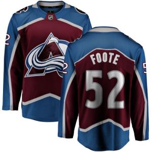 Kinder Colorado Avalanche Eishockey Trikot Adam #52 Foote Breakaway Maroon Fanatics Branded Heim